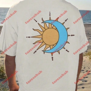 Model 3470 Erkek Yazlık Yuvarlak Yaka Kısa Kollu Günlük Tişört, Yaz