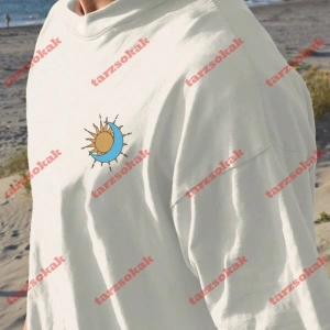 Model 3470 Erkek Yazlık Yuvarlak Yaka Kısa Kollu Günlük Tişört, Yaz