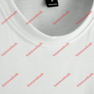 Model 3477 Erkek Yazlık Yuvarlak Yaka Kısa Kollu Günlük Tişört, Yaz