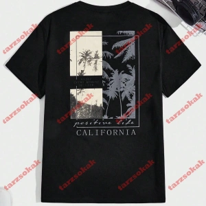 Model 3481 Erkek Yazlık Yuvarlak Yaka Kısa Kollu Günlük Tişört, Yaz