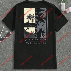 Model 3481 Erkek Yazlık Yuvarlak Yaka Kısa Kollu Günlük Tişört, Yaz