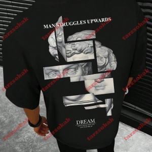 Model 3482 Erkek Yazlık Yuvarlak Yaka Kısa Kollu Günlük Tişört, Yaz