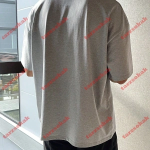 Model 3485 Erkek Yazlık Yuvarlak Yaka Kısa Kollu Günlük Tişört, Yaz