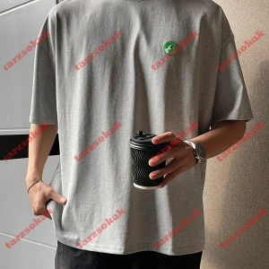 Model 3485 Erkek Yazlık Yuvarlak Yaka Kısa Kollu Günlük Tişört, Yaz