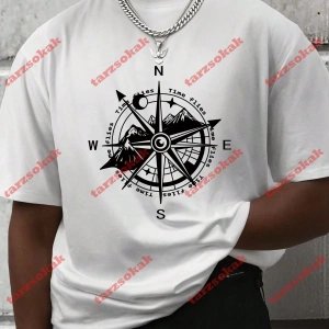 Model 3487 Erkek Yazlık Yuvarlak Yaka Kısa Kollu Günlük Tişört, Yaz