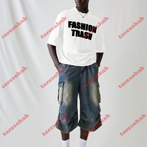 Model 3493 Erkek Yazlık Yuvarlak Yaka Kısa Kollu Günlük Tişört, Yaz