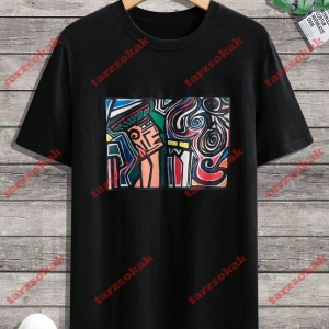 Model 3495 Erkek Yazlık Yuvarlak Yaka Kısa Kollu Günlük Tişört, Yaz