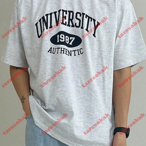 Model 3497 Erkek Yazlık Yuvarlak Yaka Kısa Kollu Günlük Tişört, Yaz