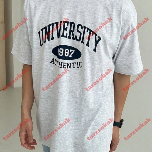 Model 3497 Erkek Yazlık Yuvarlak Yaka Kısa Kollu Günlük Tişört, Yaz