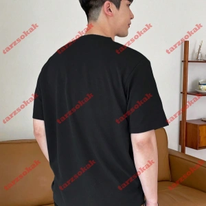 Model 3499 Erkek Yazlık Yuvarlak Yaka Kısa Kollu Günlük Tişört, Yaz