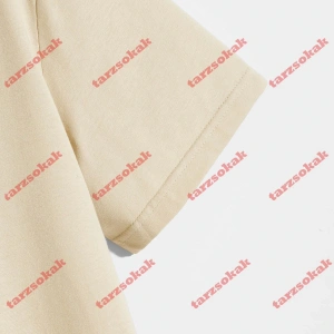 Model 3500 Erkek Yazlık Yuvarlak Yaka Kısa Kollu Günlük Tişört, Yaz