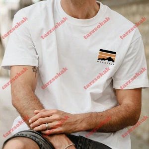 Model 3504 Erkek Yazlık Yuvarlak Yaka Kısa Kollu Günlük Tişört, Yaz