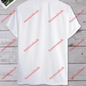 Model 3505 Erkek Yazlık Yuvarlak Yaka Kısa Kollu Günlük Tişört, Yaz