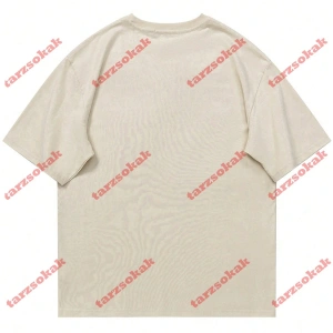 Model 3506 Erkek Yazlık Yuvarlak Yaka Kısa Kollu Günlük Tişört, Yaz