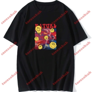 Model 3507 Erkek Yazlık Yuvarlak Yaka Kısa Kollu Günlük Tişört, Yaz