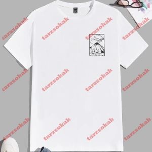 Model 3508 Erkek Yazlık Yuvarlak Yaka Kısa Kollu Günlük Tişört, Yaz