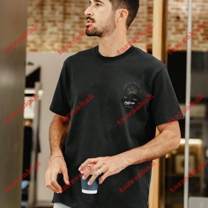 Model 3514 Erkek Yazlık Yuvarlak Yaka Kısa Kollu Günlük Tişört, Yaz