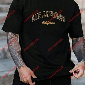 Model 3515 Erkek Yazlık Yuvarlak Yaka Kısa Kollu Günlük Tişört, Yaz