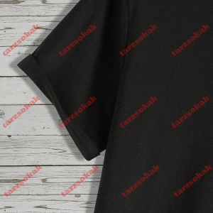 Model 3515 Erkek Yazlık Yuvarlak Yaka Kısa Kollu Günlük Tişört, Yaz