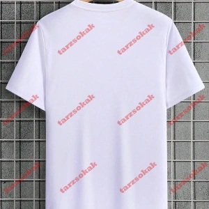 Model 3525 Erkek Yazlık Yuvarlak Yaka Kısa Kollu Günlük Tişört, Yaz