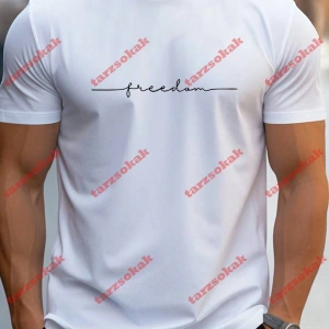 Model 3526 Erkek Yazlık Yuvarlak Yaka Kısa Kollu Günlük Tişört, Yaz