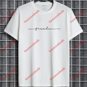 Model 3526 Erkek Yazlık Yuvarlak Yaka Kısa Kollu Günlük Tişört, Yaz