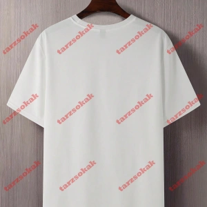 Model 3527 Erkek Yazlık Yuvarlak Yaka Kısa Kollu Günlük Tişört, Yaz