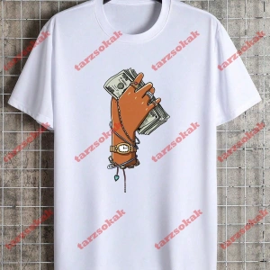 Model 3529 Erkek Yazlık Yuvarlak Yaka Kısa Kollu Günlük Tişört, Yaz