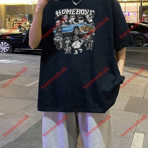 Model 3537 Erkek Yazlık Yuvarlak Yaka Kısa Kollu Günlük Tişört, Yaz