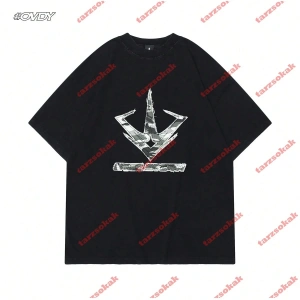 Model 3543 Erkek Yazlık Yuvarlak Yaka Kısa Kollu Günlük Tişört, Yaz