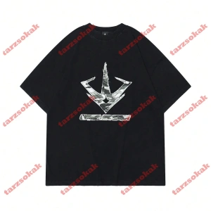 Model 3543 Erkek Yazlık Yuvarlak Yaka Kısa Kollu Günlük Tişört, Yaz