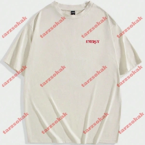 Model 3546 Erkek Yazlık Yuvarlak Yaka Kısa Kollu Günlük Tişört, Yaz