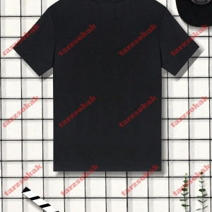 Model 3549 Erkek Yazlık Yuvarlak Yaka Kısa Kollu Günlük Tişört, Yaz