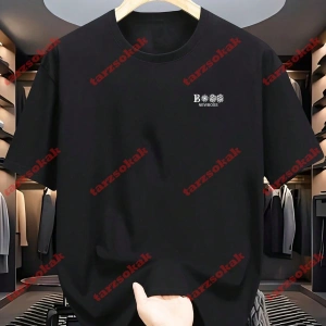 Model 3551 Erkek Yazlık Yuvarlak Yaka Kısa Kollu Günlük Tişört, Yaz