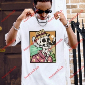 Model 3555 Erkek Yazlık Yuvarlak Yaka Kısa Kollu Günlük Tişört, Yaz