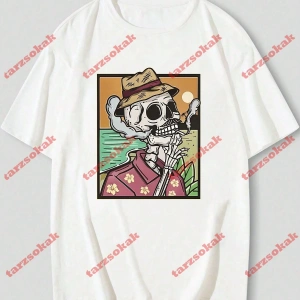 Model 3555 Erkek Yazlık Yuvarlak Yaka Kısa Kollu Günlük Tişört, Yaz