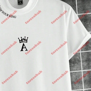 Model 3556 Erkek Yazlık Yuvarlak Yaka Kısa Kollu Günlük Tişört, Yaz