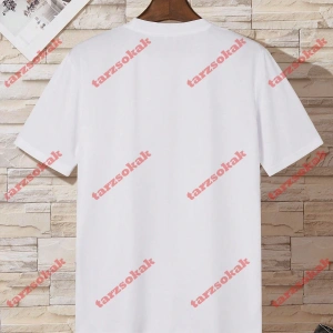 Model 3561 Erkek Yazlık Yuvarlak Yaka Kısa Kollu Günlük Tişört, Yaz