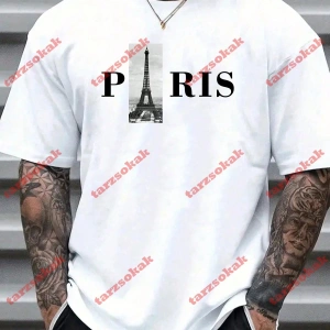 Model 3576 Erkek Yazlık Yuvarlak Yaka Kısa Kollu Günlük Tişört, Yaz