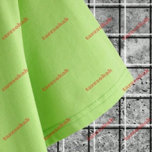 Model 3585 Erkek Yazlık Yuvarlak Yaka Kısa Kollu Günlük Tişört, Yaz