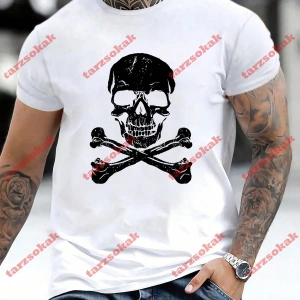 Model 3597 Erkek Yazlık Yuvarlak Yaka Kısa Kollu Günlük Tişört, Yaz