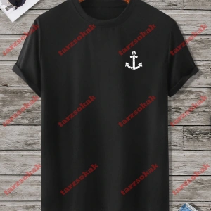 Model 3600 Erkek Yazlık Yuvarlak Yaka Kısa Kollu Günlük Tişört, Yaz