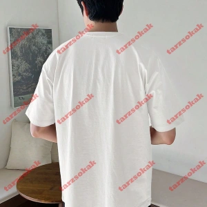 Model 3607 Erkek Yazlık Yuvarlak Yaka Kısa Kollu Günlük Tişört, Yaz