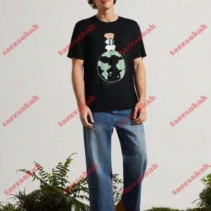 Model 3609 Erkek Yazlık Yuvarlak Yaka Kısa Kollu Günlük Tişört, Yaz