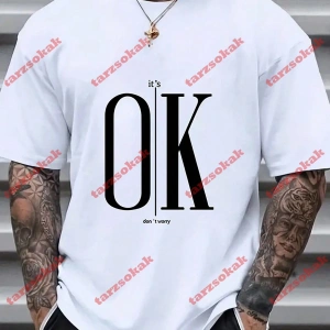 Model 3615 Erkek Yazlık Yuvarlak Yaka Kısa Kollu Günlük Tişört, Yaz