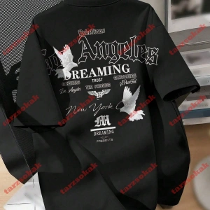 Model 3618 Erkek Yazlık Yuvarlak Yaka Kısa Kollu Günlük Tişört, Yaz