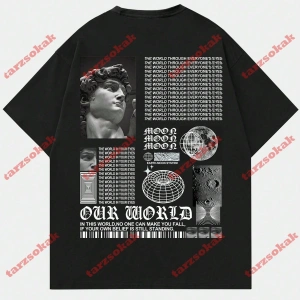 Model 3623 Erkek Yazlık Yuvarlak Yaka Kısa Kollu Günlük Tişört, Yaz