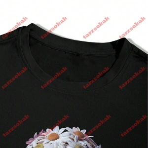 Model 3627 Erkek Yazlık Yuvarlak Yaka Kısa Kollu Günlük Tişört, Yaz