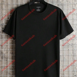 Model 3631 Erkek Yazlık Yuvarlak Yaka Kısa Kollu Günlük Tişört, Yaz