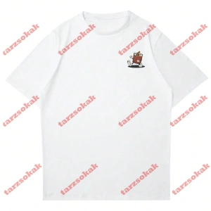 Model 3633 Erkek Yazlık Yuvarlak Yaka Kısa Kollu Günlük Tişört, Yaz